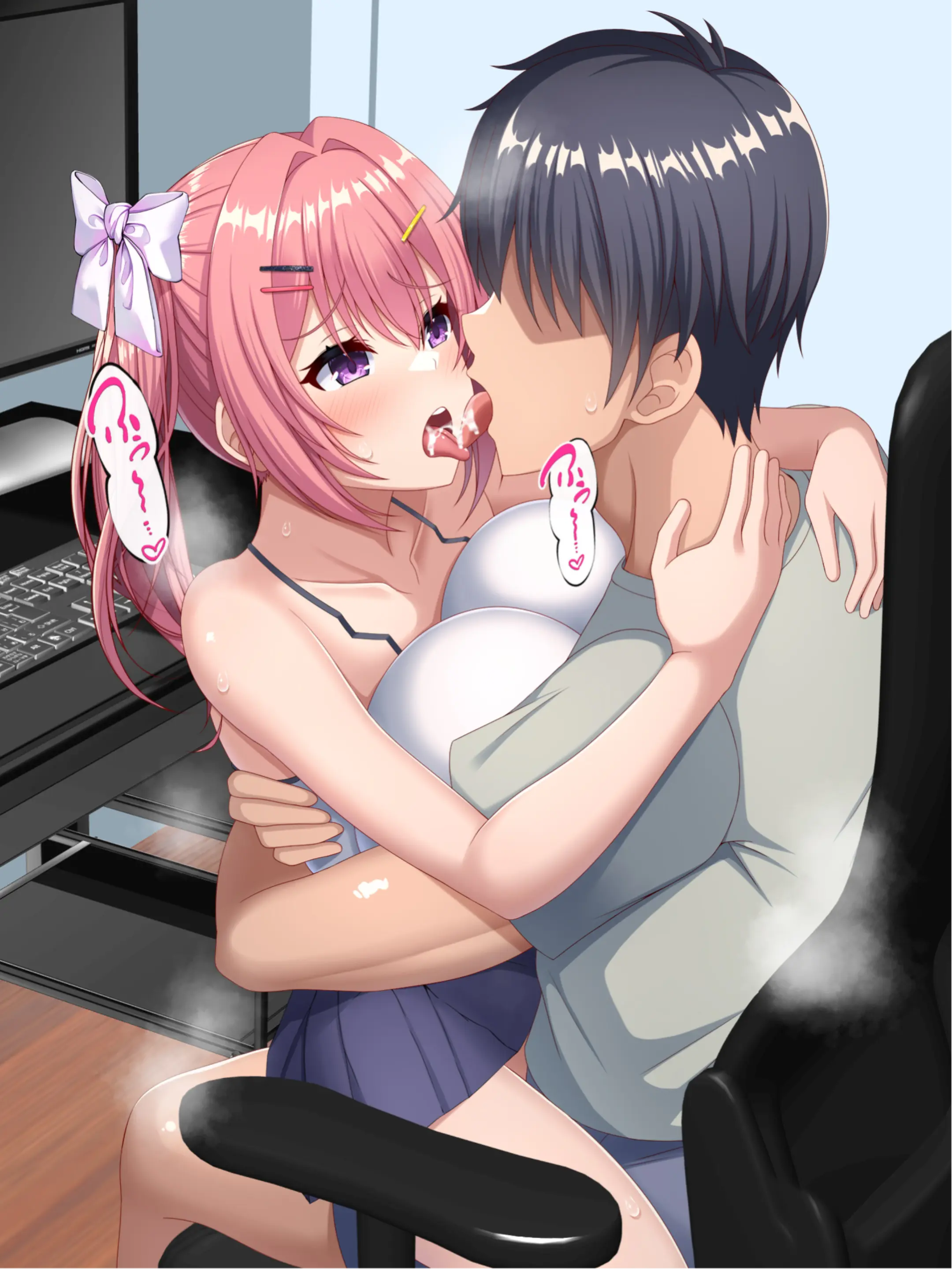 Isourou-Chuu No Mesugaki Mei Ga Akiraka Ni Sasotte Kuru